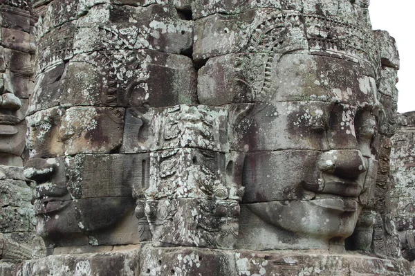 Sourire de Bayon, Angkor Wat, Cambodge — Photo