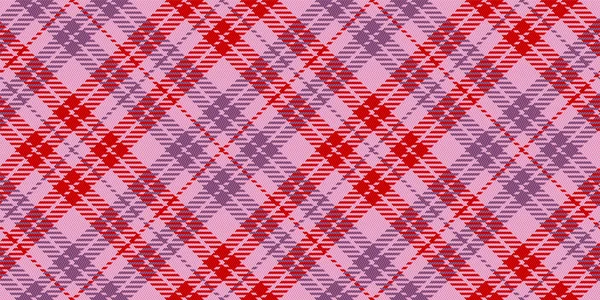 Kızlar rujlarını pembe renkte tartan geleneksel süslemeleri tekrarlanabilir desenler, ekose kumaş, masa örtüleri, gömlekler, elbiseler, yatak örtüleri, battaniyeler. düzenlenebilir vektör illüstrasyonu