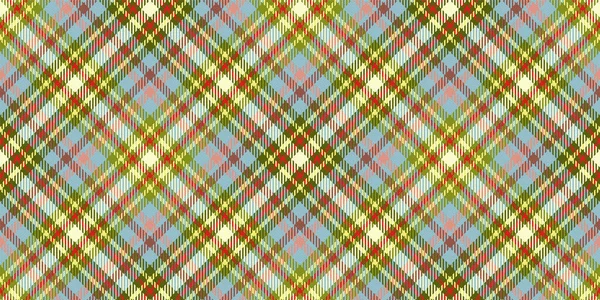 Sarı zemin üzerinde yumuşak mavi ve yeşil ipliklerle tekstil dokusu için tartan süslemesinin pürüzsüz çapraz deseni