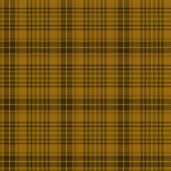 Koyu, pürüzsüz zeytin desenli ve kestane rengi, parlak sarı iplikli, tekstil desenli tartan süsü.