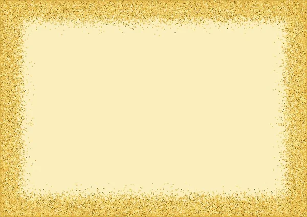 Золота Рамка Пісочної Картки Диплома Сертифіката Запрошення Розміру Змінена Векторна — стоковий вектор