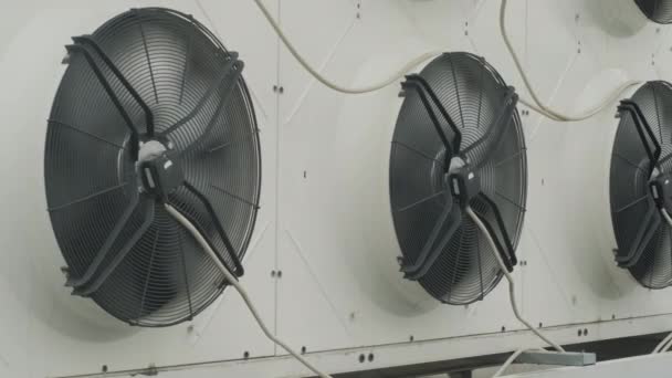 Calefacción Unidades Ventilación Aire Acondicionado Tejado — Vídeos de Stock