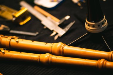 Eski Müzik Tarihi Aletleri - Araç oluşturma ile Traverso