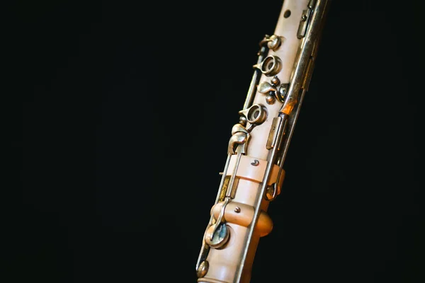 Early Music Historical Instrument Flaps Baroque Classical Oboe — Stock Photo, Image