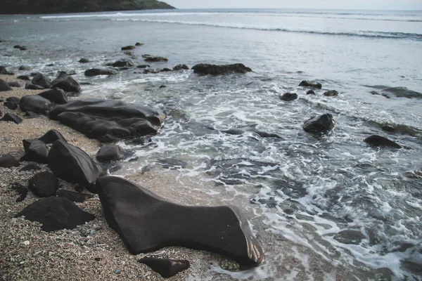 Havslandskap Lombok Strait Indonesien — Stockfoto