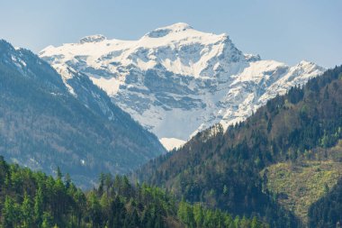Çapraz tepeli Alpler 'in manzarası