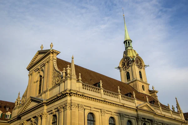 Heliga Andens Kyrka Heiliggeistkirche Bern Schweiz — Stockfoto