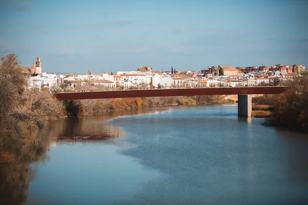 Rio Guadalquivir Córdoba Espanha — Fotografia de Stock