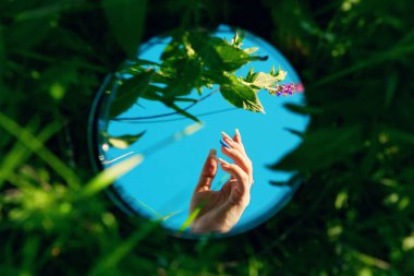 Aynada el ekranı. Psikolojik sorunlara karşı yardım sağlama kavramı