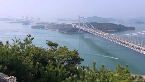Maio 2020 Kurashiki Japão Vista Ponte Set Ohashi — Vídeo de Stock
