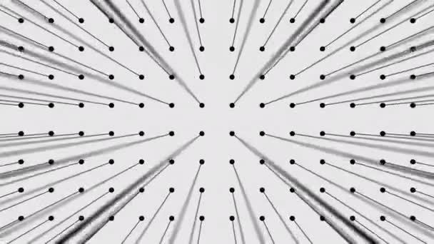 Des points noirs et des lignes. Conception de mouvement minimal.