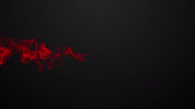 Kırmızı dalga. Soyut animasyon. Hareket tasarımı.