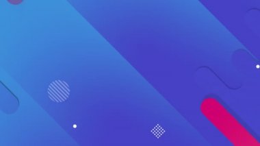 Geleceğin trafiği. Geometrik arkaplan. Hareket tasarımı.