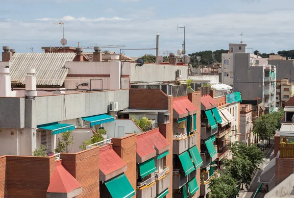 Utca Város Sant Boi Llobregat Barcelona Tartományban Katalónia Spanyolország — Stock Fotó