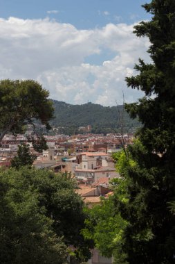 Katalonya 'nın Barselona ilindeki Sant Boi de LLobregat kasabasının manzarası.