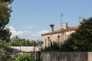 Barselona, Katalonya 'da Santa Coloma de Cervello kasabasında Colonia Gell kasabası.