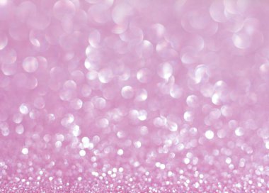 pembe iz. Parlak bir yüzeyden Bokeh.