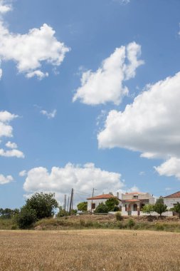 Barcelona 'nın Baix Llobregat bölgesindeki Sant Boi de Llobregat kasabasının kırsal bölgesi..