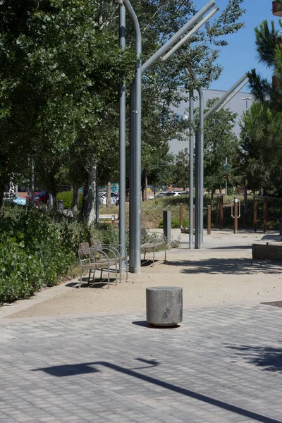 Park Stroji Pro Sport Městě Sant Vicen Dels Horts Barceloně — Stock fotografie