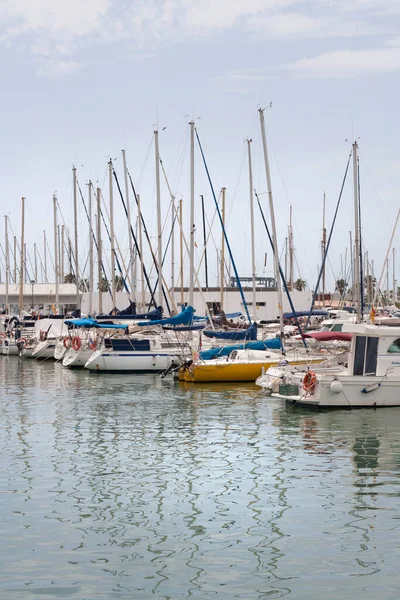 Embarcadero Vilanova Geltru Región Del Garraf Barcelona Cataluña España Agosto —  Fotos de Stock