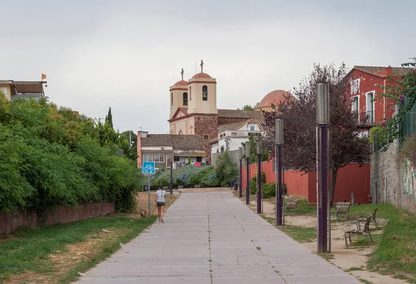 Ενορία Santa Eulalia Στην Πόλη Palleja Περιοχή Bajo Llobregat Βαρκελώνη — Φωτογραφία Αρχείου