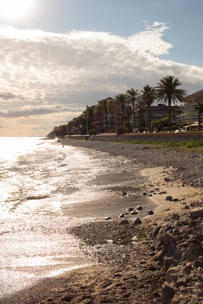 Sitges Beach Garraf Barcelona カタロニア スペイン — ストック写真