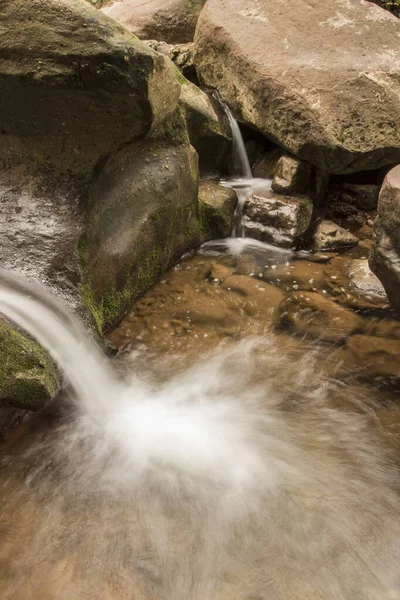 La Mola, water source in the natural environment of the Corbera de Llobregat forests, in Baix llobregat, Barcelona, Catalonia, Spain.