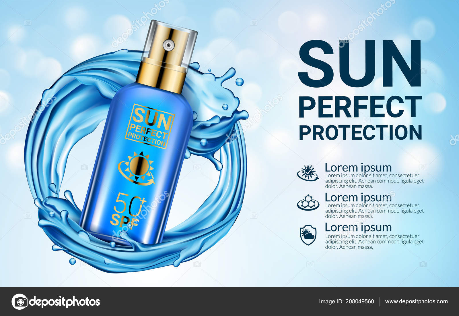Download Body Lotion Or Cream With Uv Sun Protection Cosmetics Packaging Ads Poster Sea Whirlpool Water Splash Cosmetic Mockup Design Realistic 3d Vector Illustration Background Stock Vector Royalty Free Vector Image By C Moleks