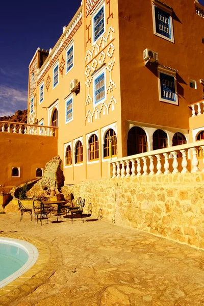 Terrace and swimming pool from a Riyad in Morocco