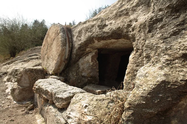Ein Grab Der Nähe Von Nazareth Israel Stammt Aus Dem Stockbild