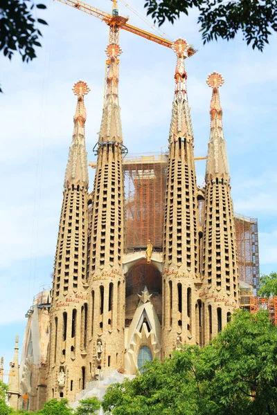 Sagrada Familia Barcellona Spagna — Foto Stock