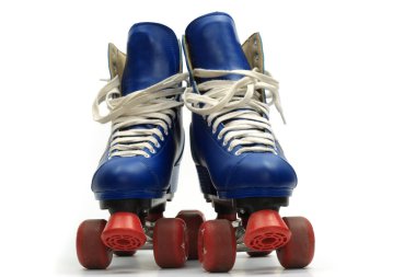 Roller skates, isolated on white clipart