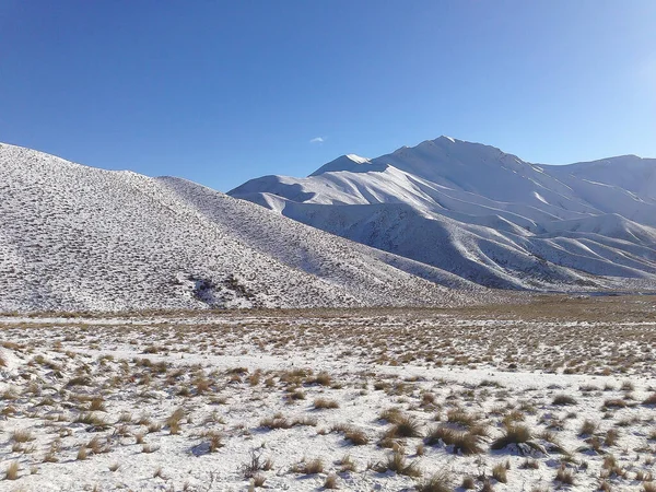 Hills Torno Wanaka Queenstown Lago — Fotografia de Stock