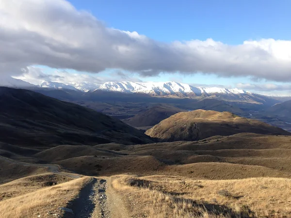 Colline Intorno Lago Wanaka Queenstown — Foto Stock