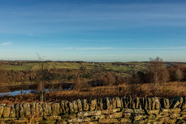 Incredibile Cielo Catturato Durante Giorno Nella Campagna Britannica — Foto Stock