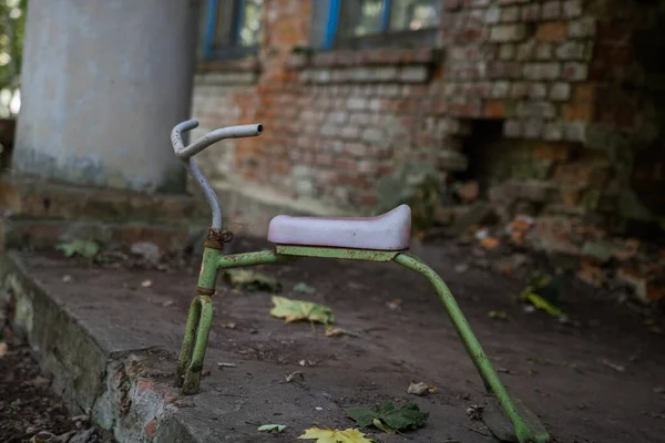 Promenade Intérieur Tchernobyl Après Ans Catastrophe Est Accident Énergétique Qui — Photo