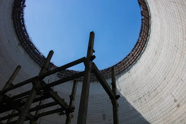 Promenad Inne Tjernobyl Efter Var Katastrofen Energiolycka Som Inträffade Den — Stockfoto