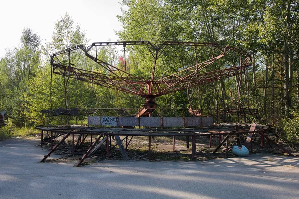 Promenade Intérieur Tchernobyl Après Ans Catastrophe Est Accident Énergétique Qui — Photo