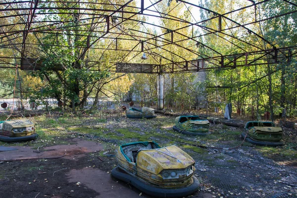 Promenade Intérieur Tchernobyl Après Ans Catastrophe Est Accident Énergétique Qui — Photo