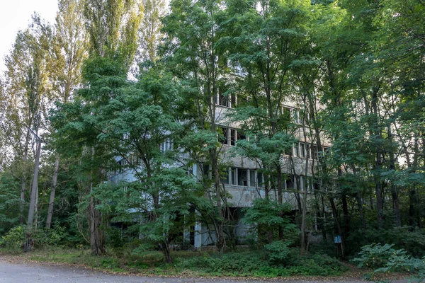 Promenade Intérieur Tchernobyl Après Ans Catastrophe Est Accident Énergétique Qui — Photo