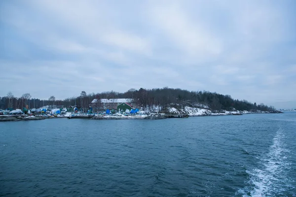 Mit Blick Auf Die Küste Der Inseln Rund Oslo Norwegen — Stockfoto