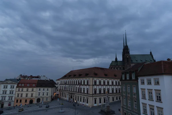 Katedrála Petra Pavla Která Nachází Petrovově Vrchu Centru Města Brna — Stock fotografie