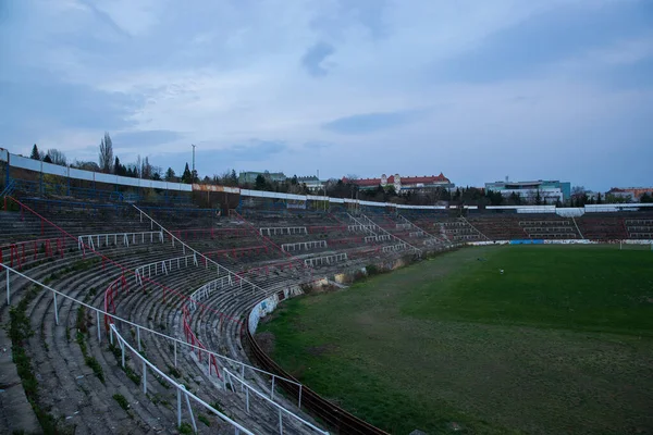 Abadoned Stadion Luzankami Ist Ein Derzeit Inaktives Stadion Tschechischen Brünn — Stockfoto