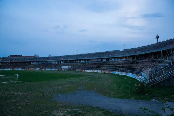 Abadoned Stadion Luzankami Ist Ein Derzeit Inaktives Stadion Tschechischen Brünn — Stockfoto