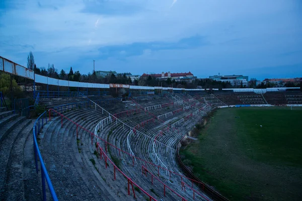 Abadoned Stadion Luzankami Ist Ein Derzeit Inaktives Stadion Tschechischen Brünn — Stockfoto