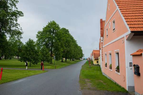 Holasovice Pequeño Pueblo Barroco Patrimonio Unesco Bohemia Meridional República Checa — Foto de Stock