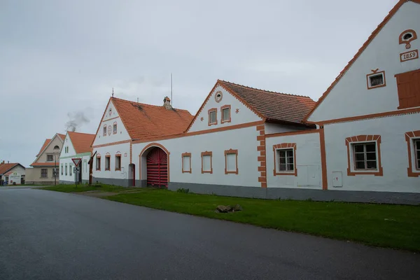 Holasovice Klein Barok Dorp Unesco Erfgoed Zuid Bohemen Tsjechië — Stockfoto