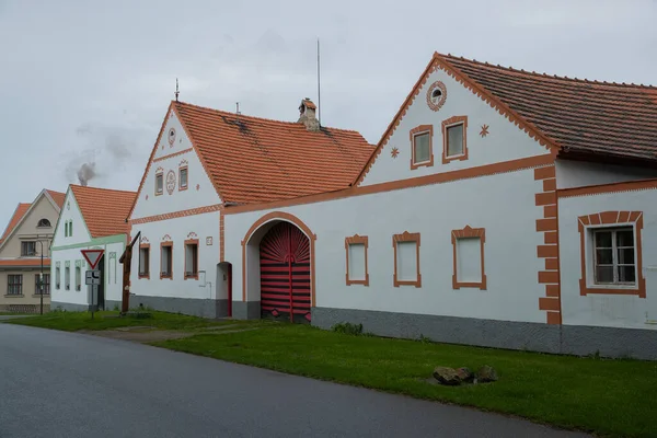 Holasovice Pequena Aldeia Barroca Património Unesco Boémia Sul República Checa — Fotografia de Stock