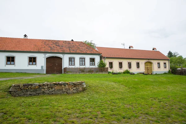 Holasovice Pequena Aldeia Barroca Património Unesco Boémia Sul República Checa — Fotografia de Stock