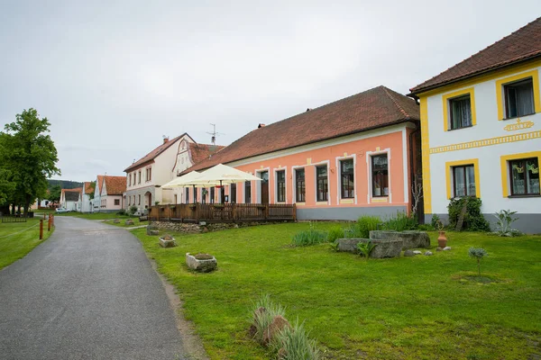 Holasovice Pequena Aldeia Barroca Património Unesco Boémia Sul República Checa — Fotografia de Stock